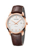 Calvin Klein Herrenuhr Classic, 42mm Automatikuhr mit Swiss Made Präzision, schwarzes Zifferblatt und Edelstahlarmband.