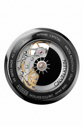 Calvin Klein Swing Herrenuhr, 41mm Automatik, Swiss Made mit Edelstahlarmband und dunklem Zifferblatt.