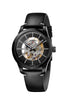 Calvin Klein Swing Herrenuhr Automatikuhr 41mm Swiss Made, stilvolles Design mit dunklem Zifferblatt und Edelstahl-Gehäuse.