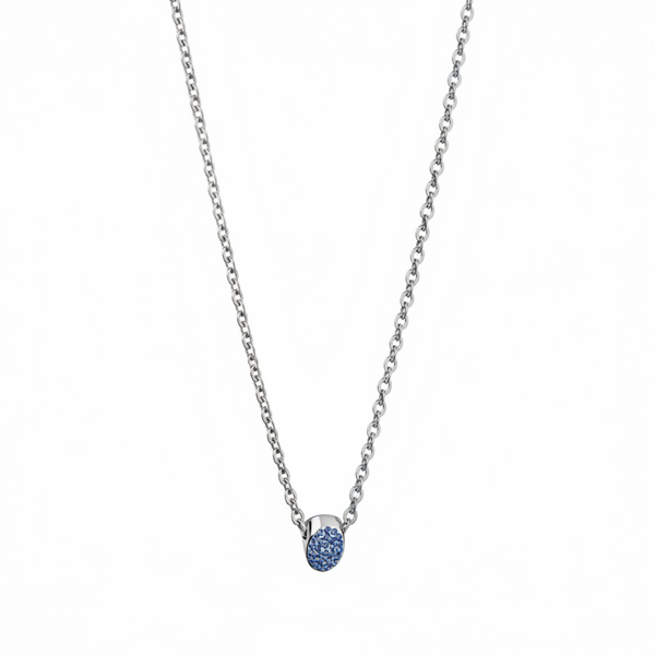 Calvin Klein Brilliant Halskette Damen Edelstahl Blau