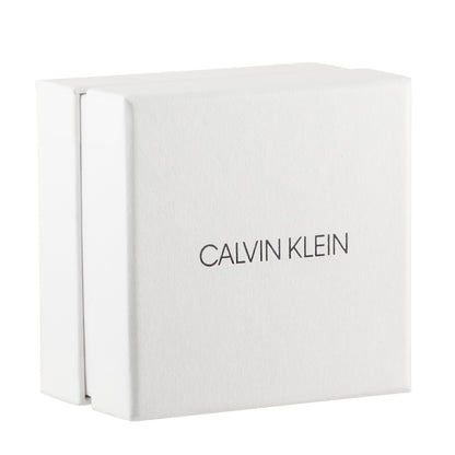 Calvin Klein Brilliant Damen-Halskette aus Edelstahl mit blauen Charms und Anhängern, elegantes Schmuckstück für Damen