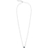 Calvin Klein Damen-Halskette "Rocking" aus Edelstahl mit grauen Kristallen, Charms und Anhänger, elegantes Schmuckstück für Damen