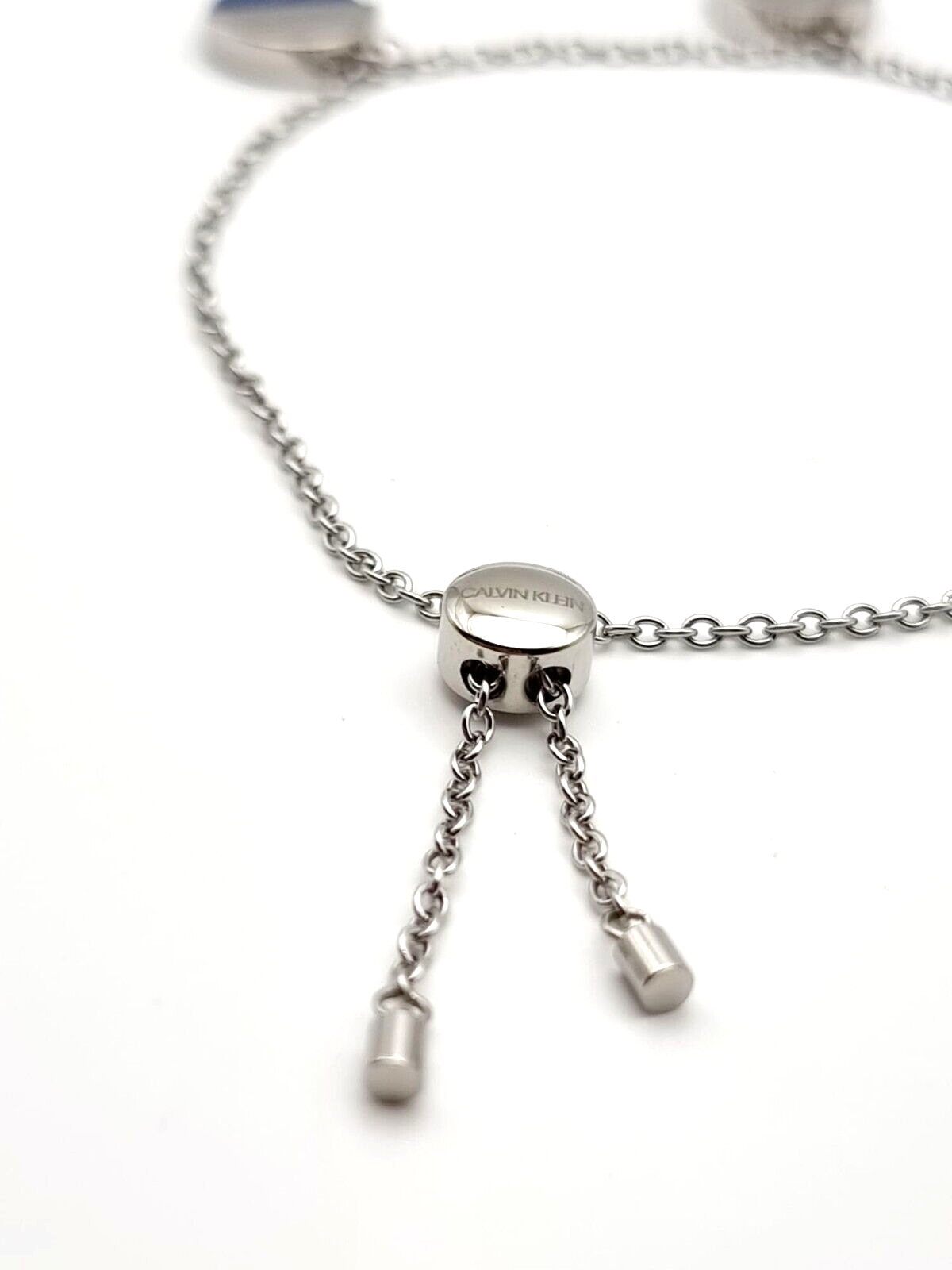 Calvin Klein Spicy Damen-Armband aus Edelstahl mit blauen Stein-Charms, elegantes Schmuckstück für Damen