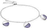 Calvin Klein Spicy Damen-Armband aus Edelstahl mit blauen Stein, Charms und Anhänger, elegantes Schmuckstück für Damen