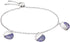 Calvin Klein Spicy Damen-Armband aus Edelstahl mit blauen Stein, Charms und Anhänger, elegantes Schmuckstück für Damen