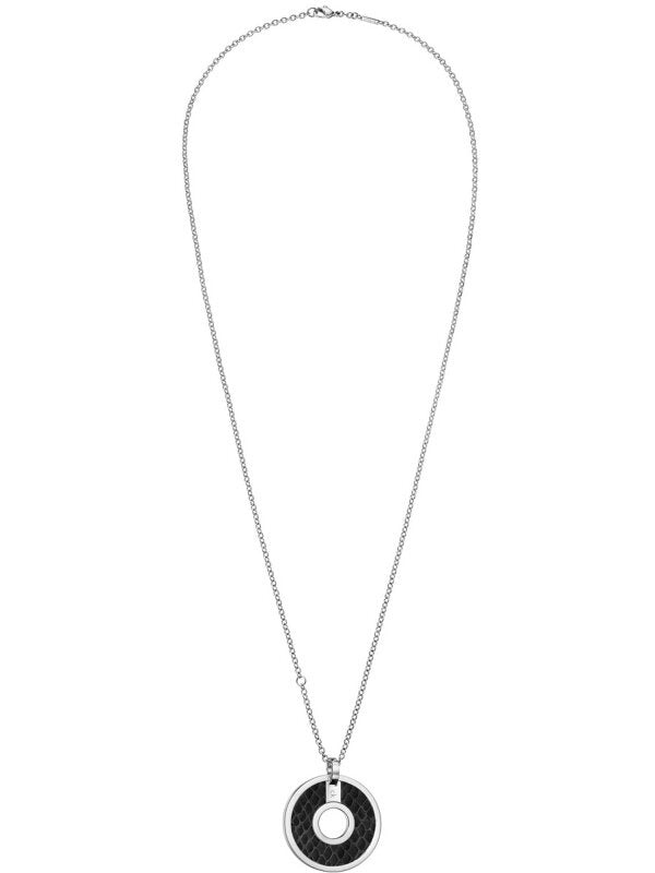 Calvin Klein Damen-Halskette Spellbound aus Edelstahl in Schwarz, elegantes Schmuckstück für Damen.