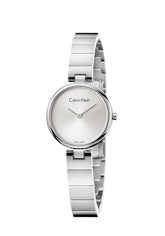Calvin Klein Damenuhr mit 28mm Quarzwerk, Swiss Made, elegantes Design, Edelstahlarmband und klares Zifferblatt
