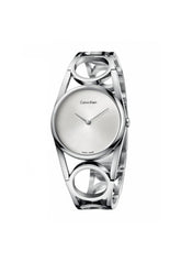 Calvin Klein Damenuhr mit 32,5 mm Gehäuse, Quarzwerk, Swiss Made, elegant Design und schwarzes Zifferblatt