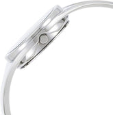 Calvin Klein Damenuhr Swiss Made, Quarzuhr mit elegantem Zifferblatt und Edelstahlarmband, stilvolles Accessoire für Damen