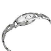 Calvin Klein Dainty Damenuhr mit 30mm Gehäuse, silbernem Zifferblatt und Quarzwerk, Swiss Made, elegantes Damenuhren-Design