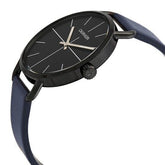 Calvin Klein Even Herrenuhr, 42mm Quarzuhr mit blauem Zifferblatt und Edelstahlarmband, Swiss Made, stilvolle Herrenarmbanduhr