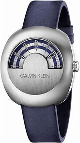 Calvin Klein Glimpse Herrenuhr 46mm mit silbernem Zifferblatt, Schweizer Quarzwerk, stilvolles Design für Herren