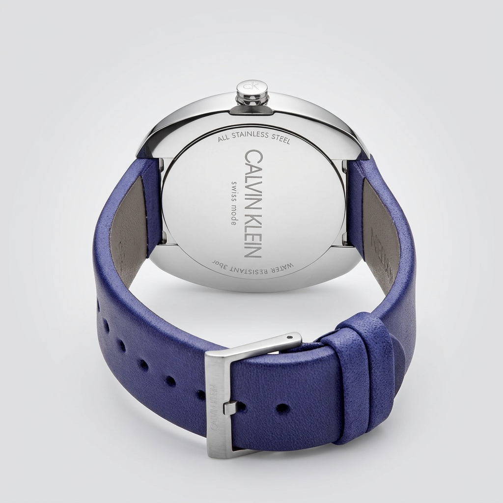 Calvin Klein Glimpse Herrenuhr Edelstahl Blau Swiss Made (K9M311VN)