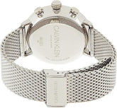Calvin Klein Herren-Chronograph mit 43mm Edelstahlgehäuse, schwarzes Zifferblatt und Quarzwerk, Swiss Made, sportliches Design