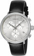 Calvin Klein High Noon Herren-Chronograph Uhr mit silbernem Zifferblatt und 43mm Gehäuse, Swiss Made, Quarzwerk