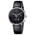 Calvin Klein High Noon Herren-Chronograph, schwarze Quarzuhr mit 44mm Gehäuse, Swiss Made, stilvolles Design