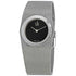 Calvin Klein Impulsive Damenuhr mit 27mm Quarzwerk, schwarzes Stahlmesh-Armband und elegantes Zifferblatt.