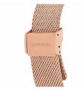 Calvin Klein Minimal Unisex-Uhr, 35mm Quarzuhr mit silbernem Zifferblatt und Edelstahlarmband, Swiss Made