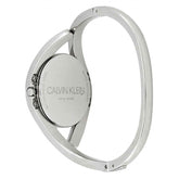 Calvin Klein Damenuhr Party, 28mm Quarzuhr mit schwarzem Zifferblatt und schmalem Armband, Swiss Made.
