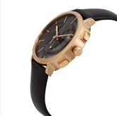 Calvin Klein Posh Herren-Chronograph 42mm mit dunklem Zifferblatt, Schweizer Quarzwerk und Edelstahlarmband.