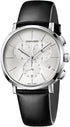 Calvin Klein Posh Herren-Chronograph mit 42mm Edelstahlgehäuse, silbernes Zifferblatt und Quarzuhrwerk, Swiss Made