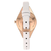 Calvin Klein Rebel Damenuhr mit 29mm Gehäuse, silbernem Zifferblatt, Quarzwerk, Swiss Made, elegante Damenarmbanduhr