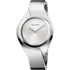 Calvin Klein Senses Damenuhr mit 27mm Silberzifferblatt und kleinem Armband, Swiss Made, elegante Damenarmbanduhr