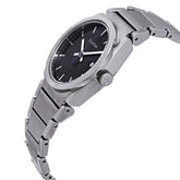 Calvin Klein Damenarmbanduhr Step mit schwarzem Zifferblatt und 30mm Gehäuse, Swiss Made, elegante Damenuhr