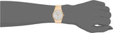 Calvin Klein Whirl Damenuhr mit silbernem Zifferblatt und Rosegold PVD-Gehäuse, Quarzuhr, 33mm, Swiss Made