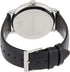 Calvin Klein Classic Herrenuhr Silber Schwarz Lederarmband