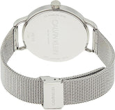 Calvin Klein Even Herrenuhr mit 42mm Gehäuse, schwarzem Zifferblatt, Quarzwerk, Swiss Made, elegantes Design