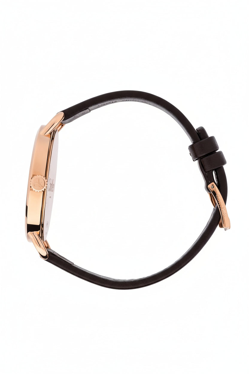 Calvin Klein Even Herrenuhr, 42mm Quarzuhr mit Swiss Made, elegante Uhr mit Edelstahlarmband und schwarzem Zifferblatt