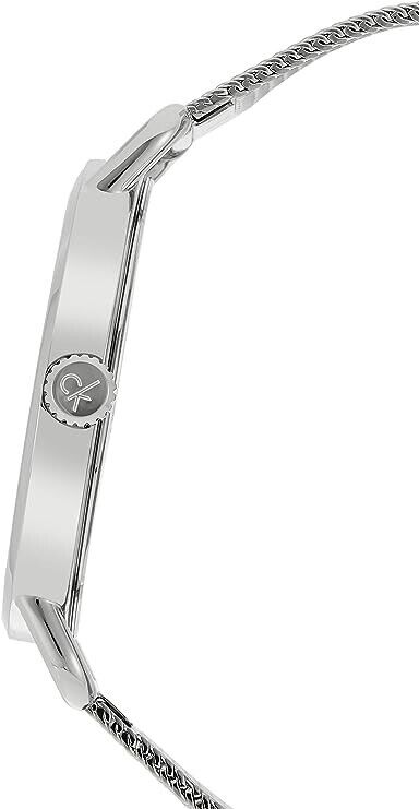 Calvin Klein Even Herrenuhr, 42mm Quarzuhr mit Schweizer Herstellung, modernes Design und Edelstahlarmband.