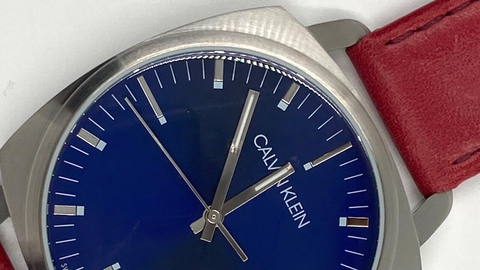 Calvin Klein Fraternity Herrenuhr, Quarzuhr, 38,7 mm, Swiss Made, Edelstahlarmband, elegantes Design