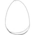 Calvin Klein Groovy Choker Halskette für Damen, silberne Schmuckkette mit Charms und Anhängern.