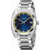 Calvin Klein Achieve Herrenuhr mit 43mm Zifferblatt, Schweizer Uhrwerk, Edelstahlarmband, elegante Herrenuhr im Bild