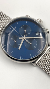 Calvin Klein High Noon Herren-Chronograph mit 43mm Gehäuse, blauer Zifferblatt, Swiss Made, elegante Herrenuhr