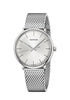 Calvin Klein High Noon Herrenuhr 40mm Swiss Made mit dunklem Zifferblatt und Edelstahlarmband, elegante Herrenuhr für Männer