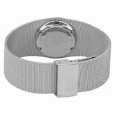 Calvin Klein Impulsive Damenuhr mit schwarzem Edelstahl-Mesh-Armband, Quarzuhr, Swiss Made, 27 mm Durchmesser