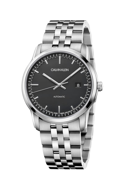 Calvin Klein Infinite Herrenuhr mit 42mm Gehäuse, Swiss Made, elegante Automatikuhr, stilvolles Design, K5S3414Y