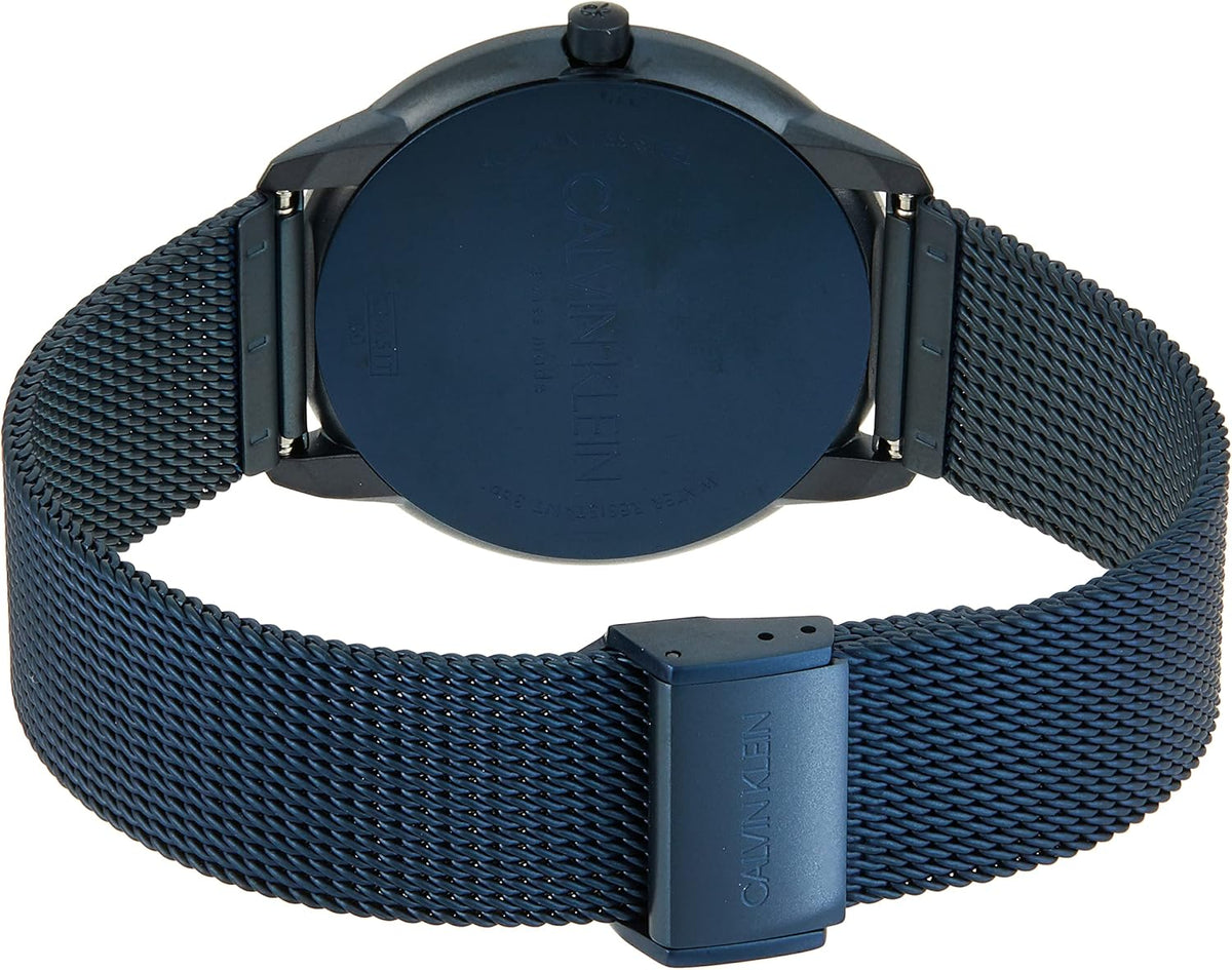 Calvin Klein Minimal Herrenuhr Marineblau Edelstahl