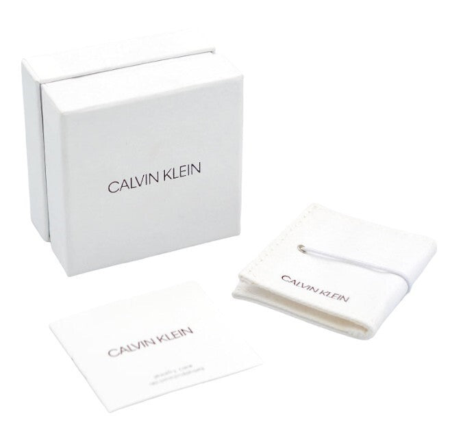Calvin Klein Boost Manschettenknöpfe für Herren aus Edelstahl in Silber und Schwarz, stilvoller Accessoire für elegante Outfits