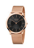 Calvin Klein Minimal Herrenuhr mit 43mm Quarzwerk, Swiss Made, elegantes Design, rundes Zifferblatt und Edelstahlarmband