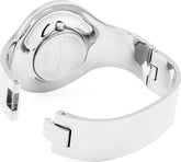 Calvin Klein Damenuhr mit weißem Zifferblatt, nahtloses Design, Quarzuhr, Swiss Made, 21,1 mm Durchmesser