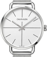 Calvin Klein Even Herrenuhr, 42mm Quarzuhr mit stilvollem Zifferblatt und Swiss Made, elegante Armbanduhr für Männer