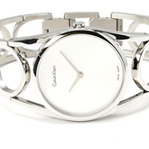 Calvin Klein Damenuhr mit Quarzwerk, 32,5 mm Gehäusedurchmesser, Swiss Made, elegantes Damenmodell