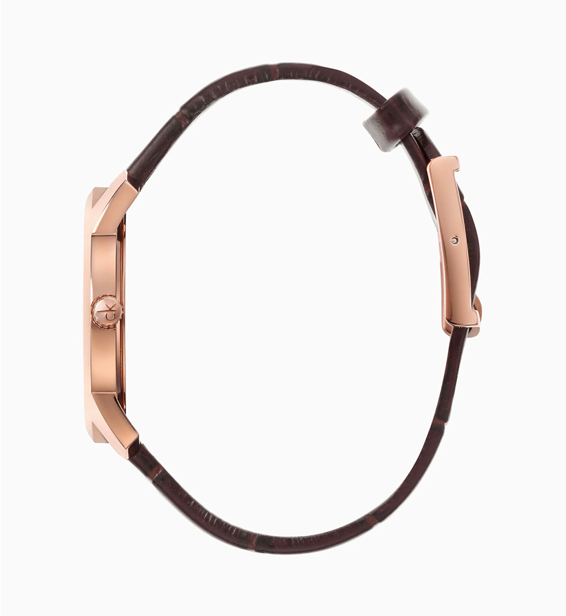 Calvin Klein City Extension Unisex-Uhr, 37mm Quarzuhr mit Swiss Made, elegantes Design, Zifferblatt und Armband sichtbar