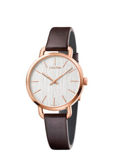 Calvin Klein Even Damenuhr, 36mm Quarzuhr mit Edelstahlarmband und Swiss Made Präzision, stilvolles Design.