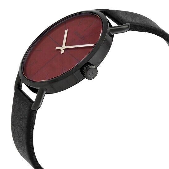 Calvin Klein Even Herrenuhr mit 42mm Gehäuse, Quarzwerk, Swiss Made, schwarzes Zifferblatt und Edelstahlarmband