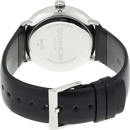 Calvin Klein High Noon Herrenuhr, Quarzuhr mit 40mm Gehäuse, Swiss Made, Edelstahlarmband, modernes Design